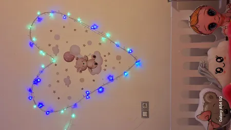 استیکر دیواری کودک راتیانا مدل girly bear بسته 16 عددی