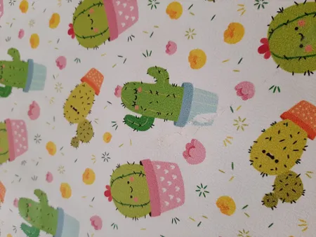 چرم مصنوعی طرح کاکتوس مدل FLA120803