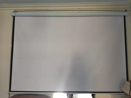 پرده نمایش دستی پروژکتور اسکوپ پارچه عالی سایز 250x250