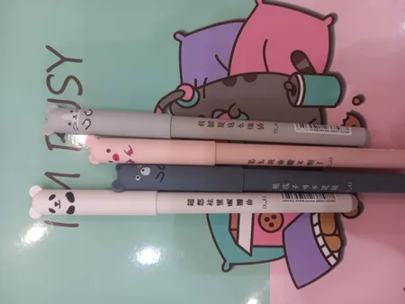 خودکار مدل عروسکی پاک کن دار مجموعه 4 عددی