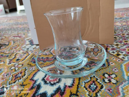 ست استکان نعلبکی 12پارچه کاوه سری گلجام کد 218