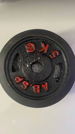 وزنه دمبل رکورد کد 1621 وزن 5 کیلوگرم بسته 2 عددی