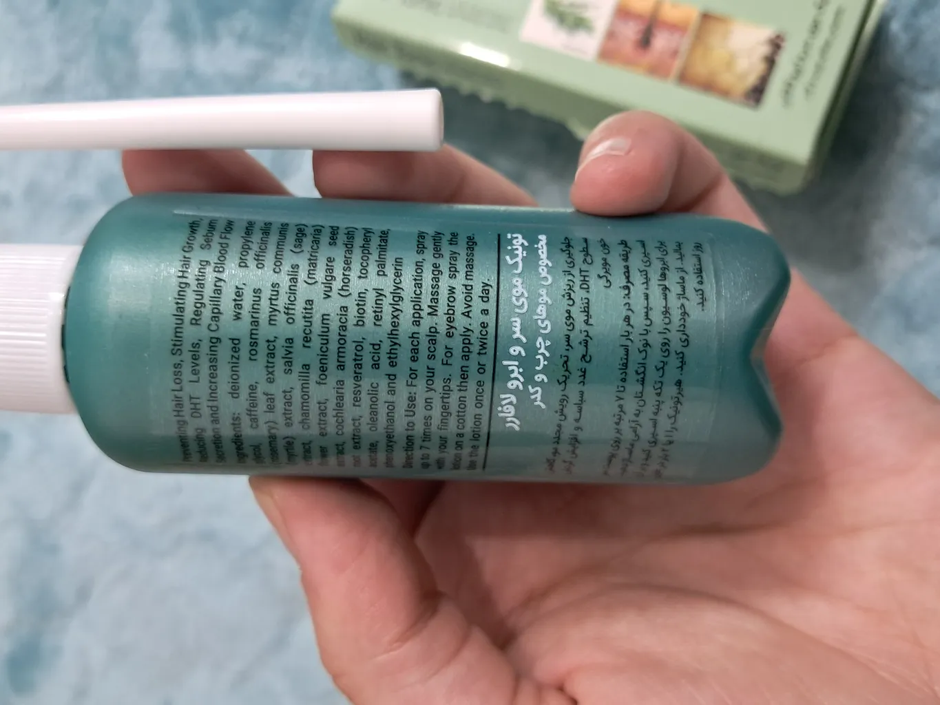 تونیک ضد ریزش مو و ابرو لافارر مدل Oily Hair حجم 60 میلی لیتر