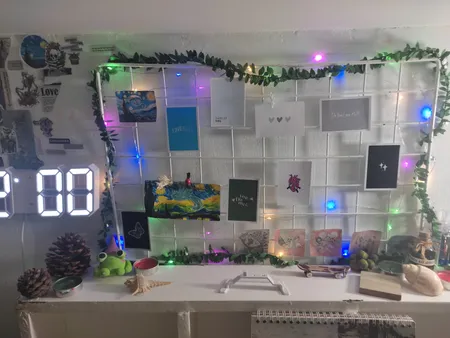 گل مصنوعی مدل ریسه برگ کد 398 طول 7/5 متر