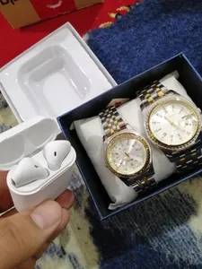 تجریه خرید ست ساعت مچی زنانه و مردانه اسکمی مدل  9098 کد 02