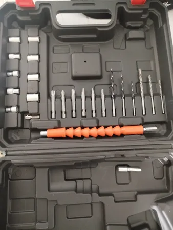 دریل شارژی باس مدل 18V مجموعه 27 عددی