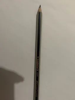 مداد طراحی فابر کاستل مدل گلد فابر با درجه سختی نوک 6B