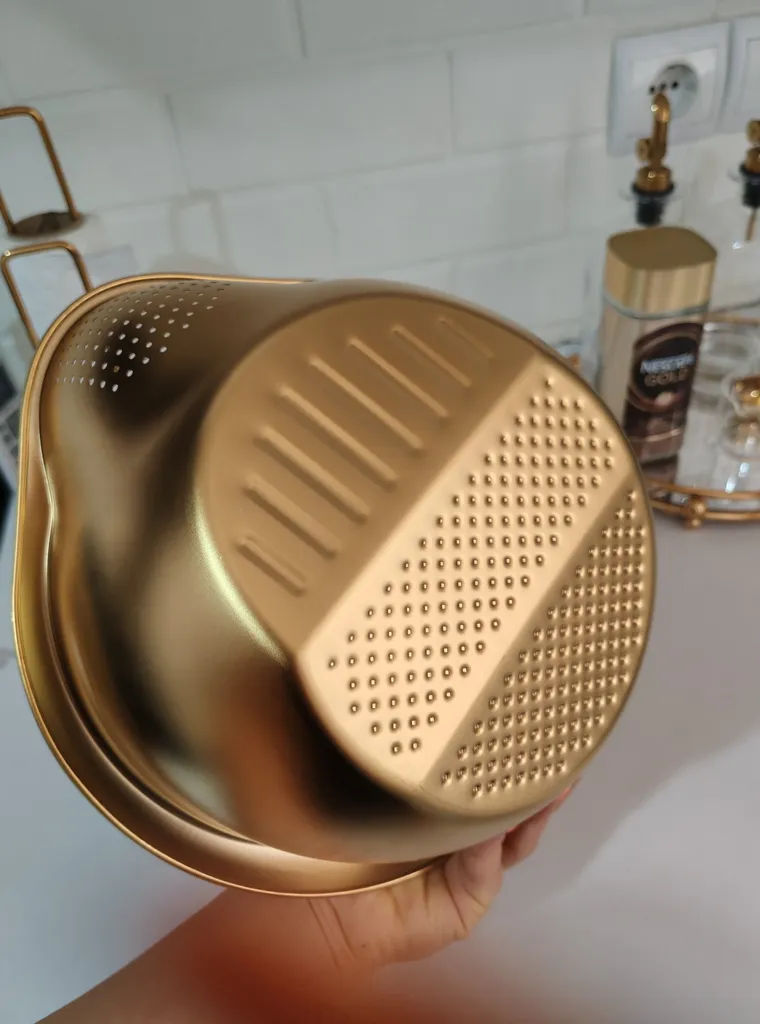 آبکش و لگن آشپزخانه مدل جادویی 1*2 کد AH