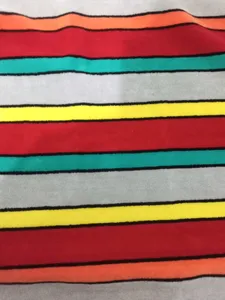 تجریه خرید حوله دست و صورت ماندگار مدل راه راه سایز 40x80 سانتی متر