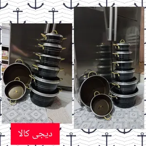 تجریه خرید سرویس پخت و پز 14 پارچه هلنا طرح چدن مدل لانه زنبوری