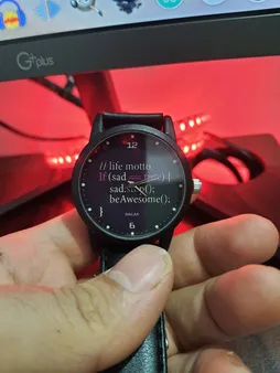 ساعت مچی عقربه ای والار طرح برنامه نویسی کد LF2402