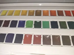 تجریه خرید آبرنگ 48 رنگ افرا مدل Half Pans