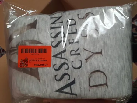 هودی مردانه طرح Assassins کد S436 رنگ طوسی