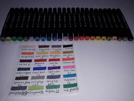 ماژیک راندو تاچ لیکای مدل Selective MRK بسته 24 عددی