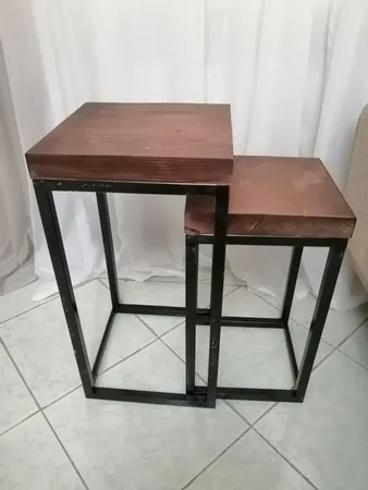 میز عسلی مدل Mcbride 2 مجموعه 2 عددی