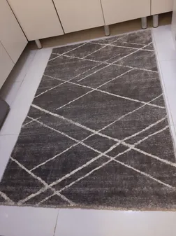 فرش ماشینی ساوین کد 4083 زمینه طوسی