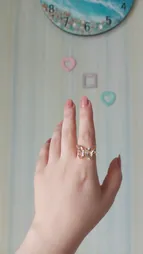 انگشتر زنانه مدل پروانه کد R3451