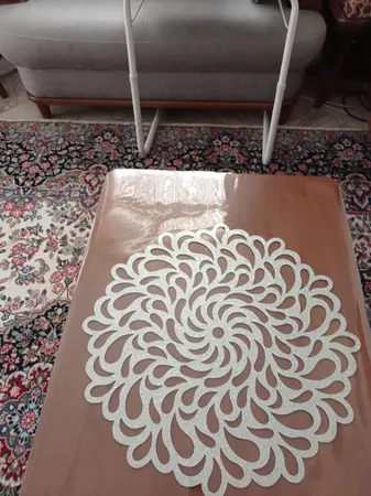 طلق رومیزی مدل کریستال ضخیم کد A120-T150