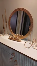 آینه خونه خاص مدل گرد تکی کد 50