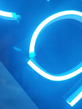 چراغ دیواری نئون دیزاین طرح Welcome-BL_TBL