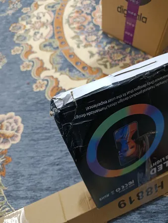 رینگ لایت مدل MJ26-RGB به همراه پایه