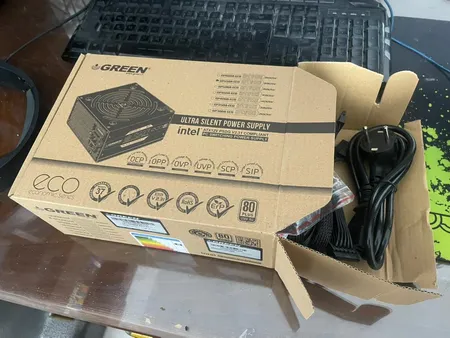 منبع تغذیه کامپیوتر گرین مدل GP550A-ECO Rev3.1