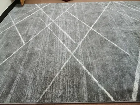 فرش ماشینی ساوین کد 4083 زمینه طوسی