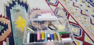 چرخ خیاطی دستی و ملزومات خیاطی
