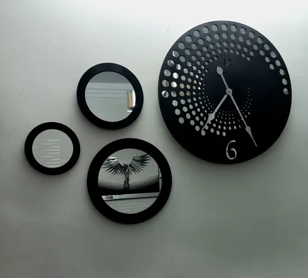 آینه الف مدل   گرد دلسا کد 321 مجموعه 3 عددی