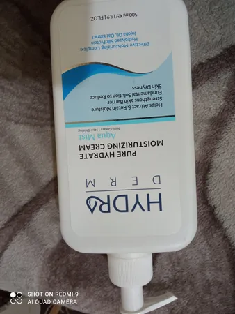 کرم مرطوب‌کننده و نرم‌کننده هیدرودرم مدل Aqua Mist حجم 500 میلی‌لیتر