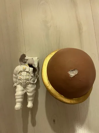 مجسمه مدل فضانورد مجموعه ۴ عددی