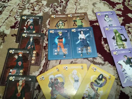 بازی فکری مانترا مدل مونوپولی دیل ناروتو Monopoly deal Naruto