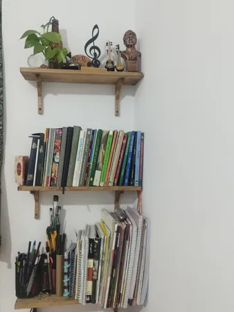 شلف دیواری مدل چوبی W00D