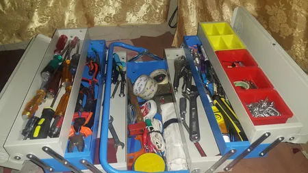 جعبه ابزار صنایع فلزی لوکس درویشیان کد 504