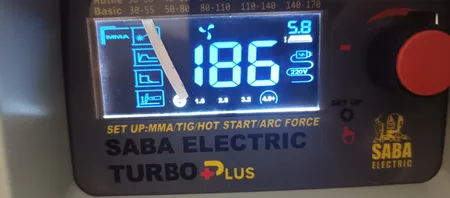 دستگاه جوش 200 آمپر صبا مدل Power light 2001 Turbo Plus