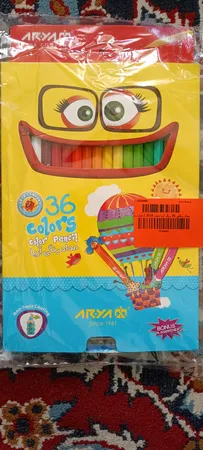 مداد رنگی 36 رنگ آریا مدل 3018