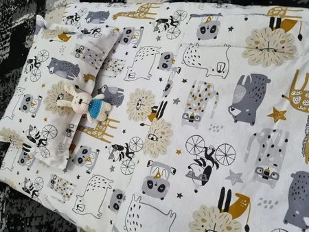 سرویس خواب 3 تکه نوزاد طرح شیر