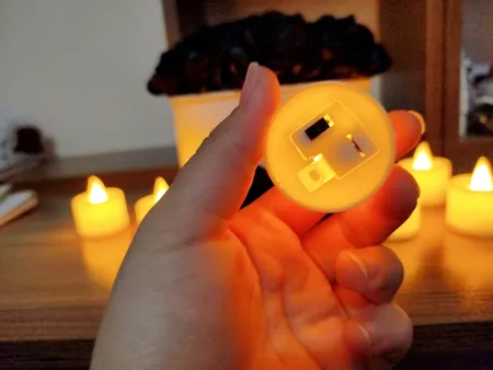 شمع ال ای دی مدل LED 4.5 بسته 6 عددی