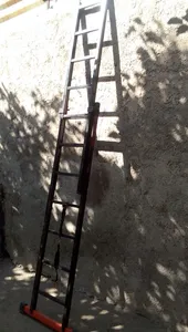 تجریه خرید نردبان 14 پله مهرنگار مدل GALAXY به همراه پایه تعادل