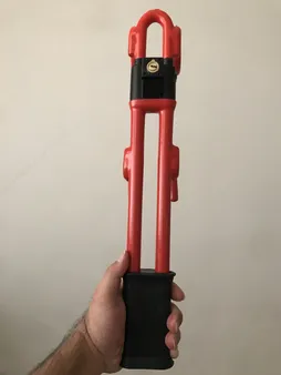 قفل فرمان دوبل دسته دار خودرو مدل 6887