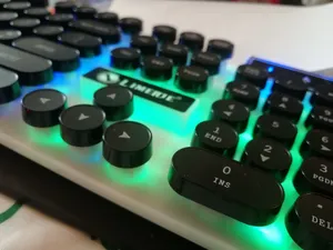 تجریه خرید کیبورد و ماوس گیمینگ لایماید مدل NEW GAMING-GTX300، سوییچ ممبران، Full-Size، نورپردازی LED RGB