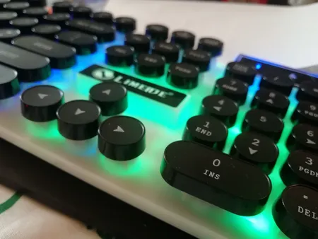 کیبورد و ماوس گیمینگ لایماید مدل NEW GAMING-GTX300، سوییچ ممبران، Full-Size، نورپردازی LED RGB