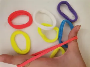 تجریه خرید کش مو دخترانه آی جواهر مدل K103 مجموعه 50 عددی