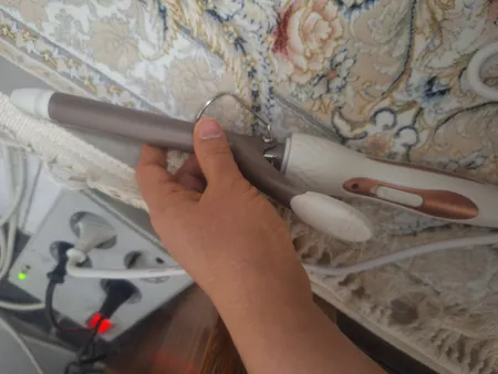 اتو مو کنورث مدل kw313 به همراه فر کننده مو