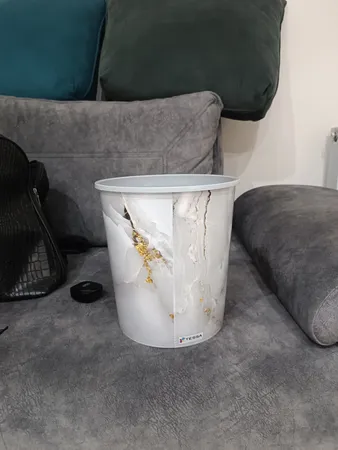 سطل زباله طرح سنگ مرمر