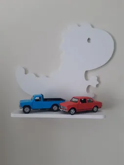 شلف دیواری اتاق کودک مدل دایناسور