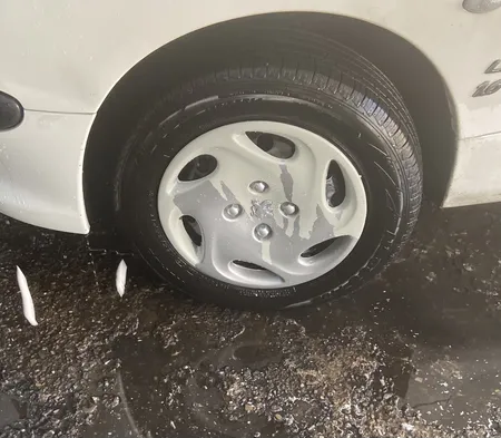 قالپاق چرخ صنایع خودرو حامد مدل IR02_Tak سایز 14 اینچ مناسب برای پژو 206