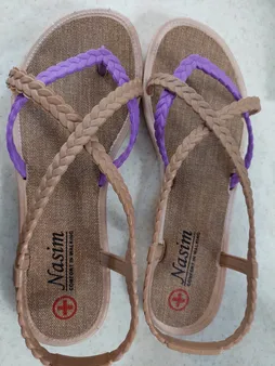 صندل رکابدار زنانه نسیم مدل هلن کد 2085