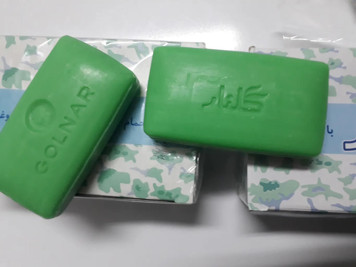 صابون گلنار مدل روغن نارگیل بسته 6 عددی