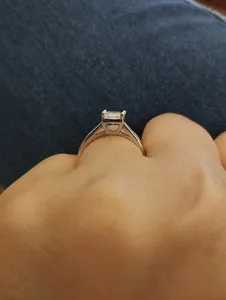 تجریه خرید انگشتر نقره زنانه جی تی ای مدل تک داش پرنسس